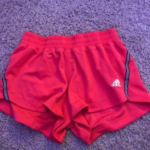 Pink Adidas shorts